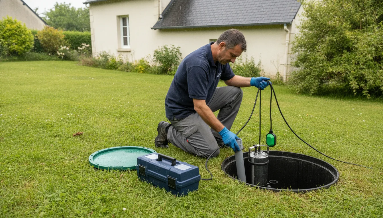 Dépannage pompe de relevage Nozay – méthode / geste technique